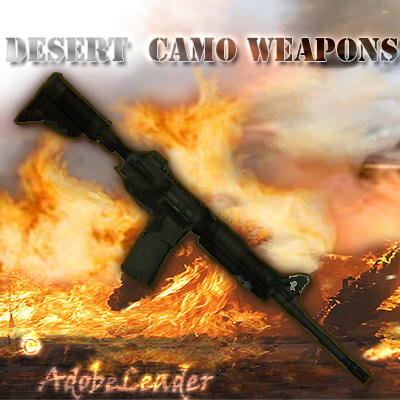 Desert Camo Weapon Pack